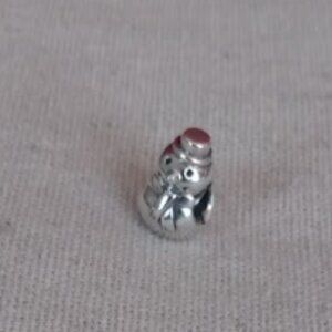 Marked 925 ALE Snowman charm.